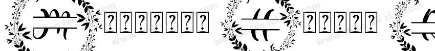 Monogram Holder Regu字体转换